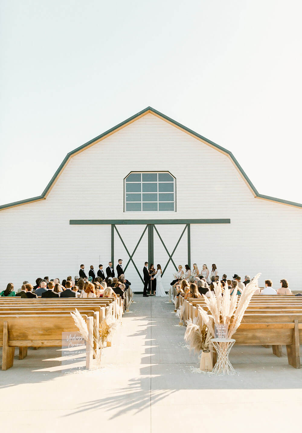 The Butler Barn wedding