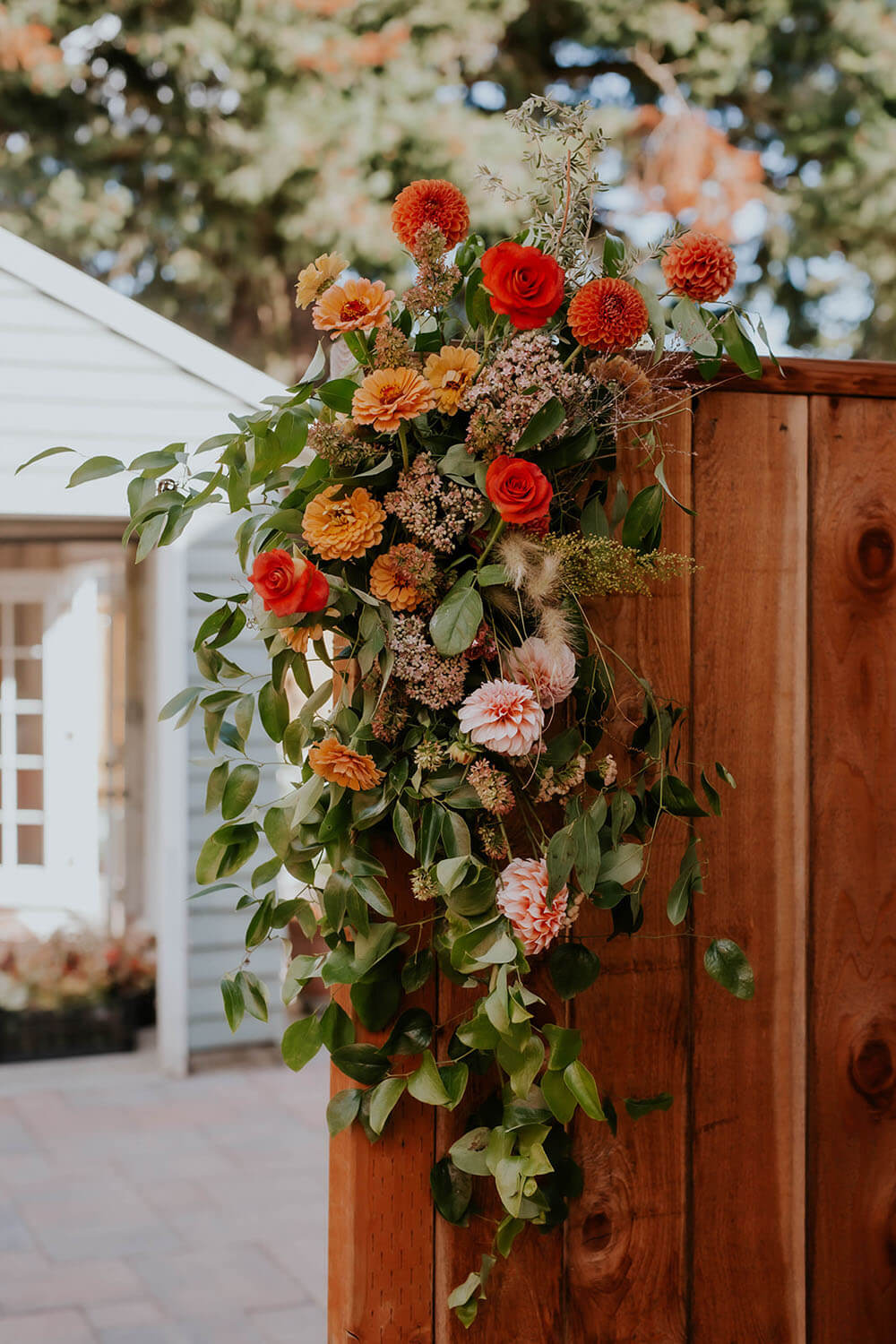 Summer florals for backyard wedding | Photo by Studio XIII Photography